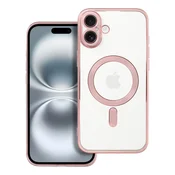 OEM Ohišje za iPhone 16 PLUS Electro Mag Cover, združljivo z MagSafe, zlato-roza