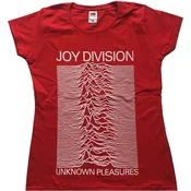 Joy Division Unknown Pleasures Red L Ženske Majica