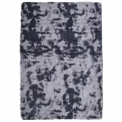 Vidaxl Visoka košata preproga NAVARRA temno siva 120x170 cm poliester