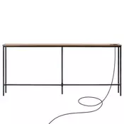 VEVOR Konsolna miza 180x20x80 cm rjava