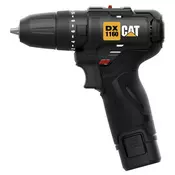 CAT Akumulatorska vibraciona bušilica DX1160, 12V + Baterija, 2.0 Ah + Punjac baterija, 1.5A