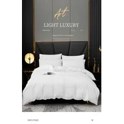 Avivi Set posteljine, 4 dela, Beli