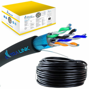 slomart extralink cat5e ftp (f/utp) zunanji gel-filled | omrežni kabel iz zvitega para | 305m