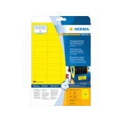 HERMA Signalne naljepnice, A4, 45.7x21.2 mm, žute, mat, vodootporne, 1200 kom