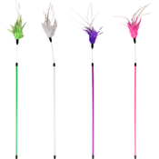 Flamingo igracka za macku od perja (75 cm) 1 kom
