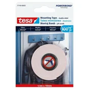 Tesa Powerbond dvostranski lepilni trak 5 m x 19 mm za ploščice