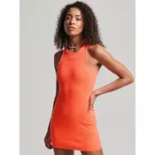 Superdry CODE SL ESSENTIAL TANK DRESS, odjeća, narančasta W8011255A