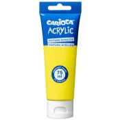Akrilna boja 75 ml, limun žuta - Carioca