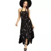 Ženska obleka KILLSTAR - Tenebris Chapel - Black/Grey - KSRA014371