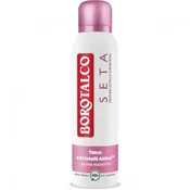 Borotalco Silk Deodorant Spray Talcum Powder and Pink Flowers 150ml