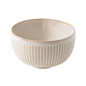 Skodelica za kosmiče RIDGED ALABASTER 15 cm, 700 ml, bež, keramika, MIJ
