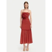 French Connection Cocktail obleka Emina 719Q7 Rdeča Slim Fit