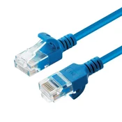 Omrežni kabel UTP CAT6A Slim 2M moder