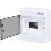 ETI Nadometna razdelilna omarica 8 modulov IP40 prozorna vrata ECT8PT