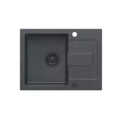 Quadron Ugradna sudopera CHRISTIAN 116 GraniteQ, 1 kada crna, dot, HCQC6045CZK_PC