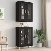 Viseci zidni ormaric crni 69,5 x 34 x 90 cm