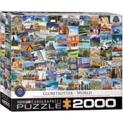 Eurographics - Puzzle World Globetrotter - 2 000 kosov