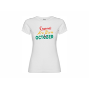 ženska majica Legends are born in October