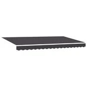 Vidaxl Nadomestno platno za tendo Antracit 4 x 2 m Poliester