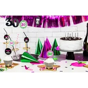 Holografski party zvončki, mešane barve – 20 kosov v pakiranju
