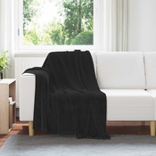 Pokrivaci za bacanje 6 pcs Crna 130 x 150 cm Runo