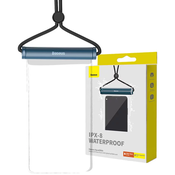 Baseus Waterproof phone case AquaGlide with Cylindrical Slide Lock (blue)