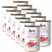 Konzerva Brit Mono Protein Lamb, 12x400 g