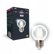 LED žarnica z žarilno nitko G45 krogla E27 4W 4000K