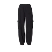 EA7 Emporio Armani Športne hlače NATURAL VENTUS7 lila / črna / bela