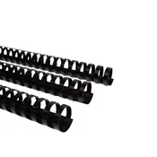 shumee Črni vezani hrbtišči 19 mm - 10 kosov