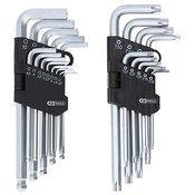 KS Tools set imbus i Torx sa rupom dugih ugaonih steznih kljuceva, 22-delni 151.4000