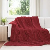 Pokrivaci za bacanje 6 pcs Bordeaux Crvena 240 x 220 cm Runo