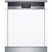 Siemens SN53ES14VE  60cm steel partial integrated dishwasher