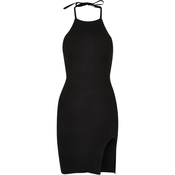 Urban Classics Pletena obleka, črna