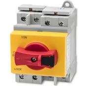 Qoltec Izolator enosmernega toka qoltec s funkcijo zaklepanja | glavno stikalo | 1200v | 32a | 8kv | 4p