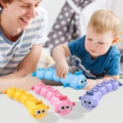 CAB Toys Raztegljiva gosenica rumena