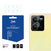 4x Zaščitno steklo za kamero 3mk za Vivo Y35 4G - Prozorno KP22719