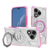 Hibridna maska Carbon Shield Pro za Honor 400 Lite - pink transparent