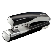 Leitz spenjač Flat Clinch, do 30 listov, črn