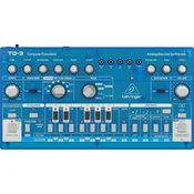 Behringer TD-3 Synthesizer Transparent Blue (Samo odprto)