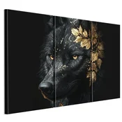 shumee Slika na italijanskem platnu 90 x 60 cm triptih - moderni slog - živali Slika na italijanskem platnu 120 x 80 cm triptih - moderni slog - živali
