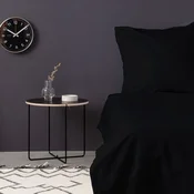 De Black Black Satin Set za Pokrivac i Jastucnicu