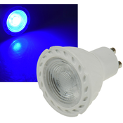 LED sijalka GU10 MODRA 38° 5W 230V