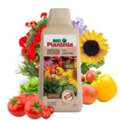 shumee BIO PLANTELLA Ekološko gnojilo iz alg za zelenjavo, zelišča, sadje in cvetje 1L