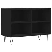 Vidaxl TV omarica črna 69,5x30x50 cm inženirski les
