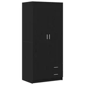 Ormaric s vratima Crni hrast 80 x 52 x 180 cm Konstruirano drvo