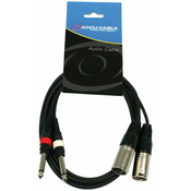 ADJ AC-2XM-2J6M/5 2x XLR Male to 2x 6,3 Jack