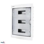 Vgradna podometna razdelilna omarica IP40, 36 modulov, 3x12, ena vrata Schelinger BM-A80-RDP-IP40-NPD-36P