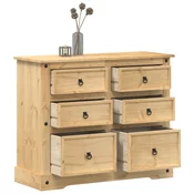 Ladicar Corona 110 x 43 x 91 cm od masivne borovine