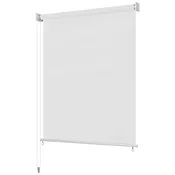Vidaxl Zunanja rolo senčila 165 (Š) x 140 (V) cm bela